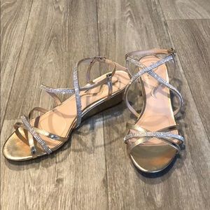 Gold Sparkling Heels